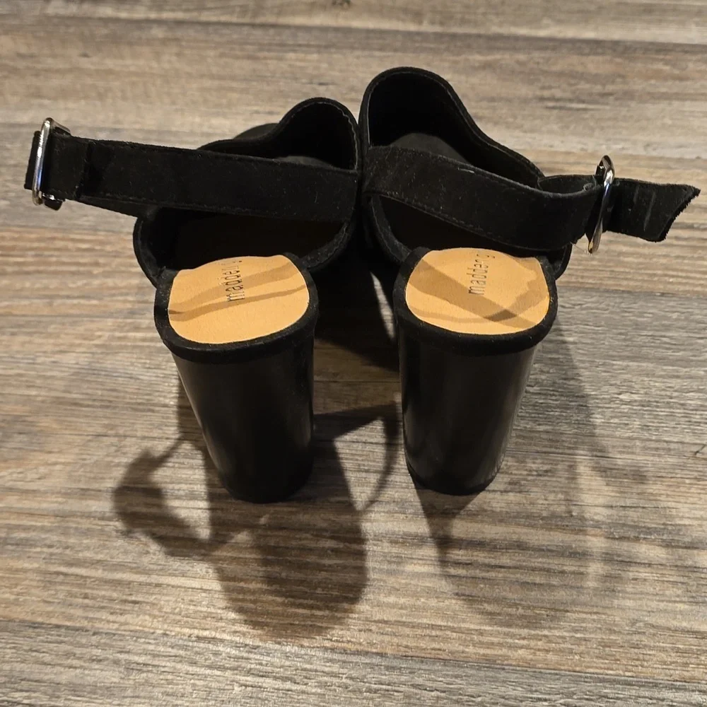 Madden Girl Hana black slingback heeled sandals | Size 7​ - Picture 2 of 10